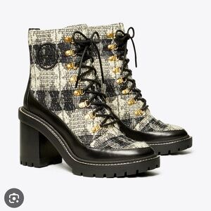TORY BURCH | Miller Lug Bootie Wool size 8